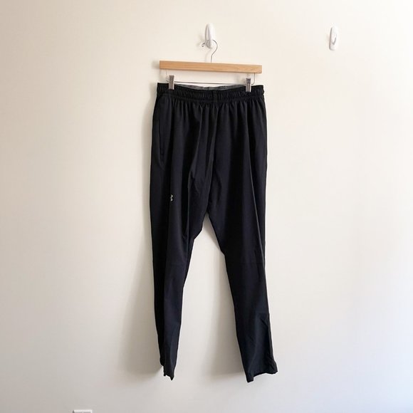 Under Armour Other - Mens Under Armour Black Heat Gear Zipped Pants Large